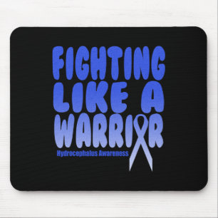 Fighting Like a Warrior! Hydrocephalus Awareness Mouse Mat