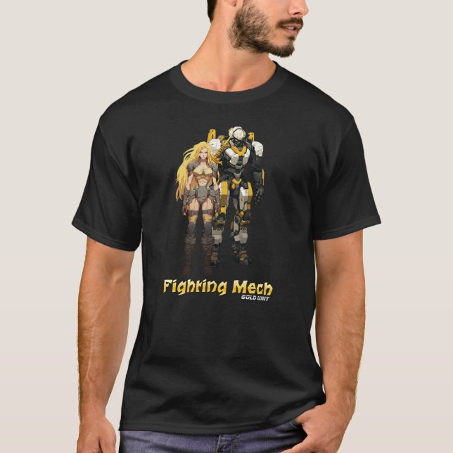 Fighting Mech (Gold Unit) T-Shirt (Front)