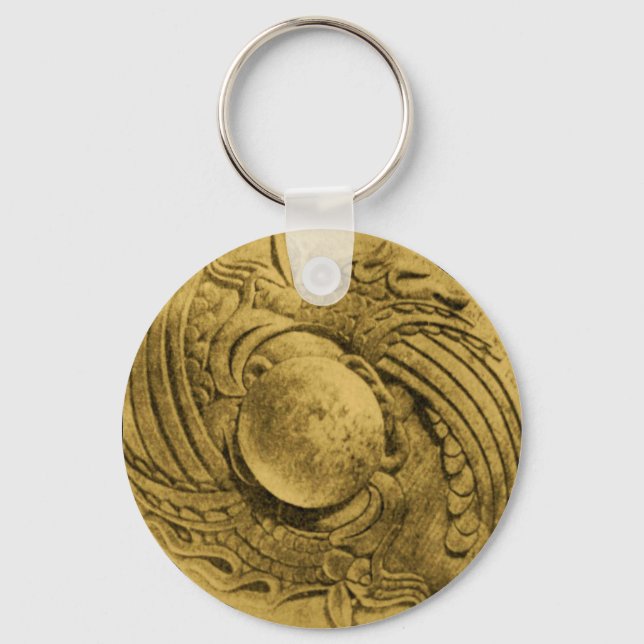 FIGHTING OF GRYPHONS KEY RING (Front)