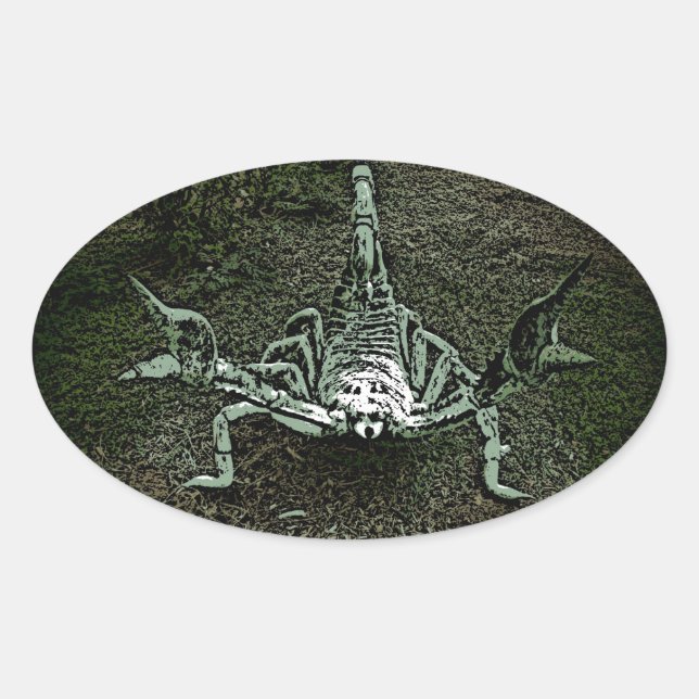 Fighting scorpion stickers (Front)