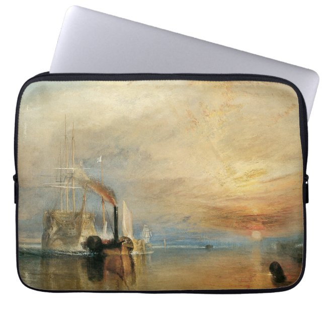 Fighting Temeraire by Joseph Turner, Maritime Art Laptop Sleeve (Front)