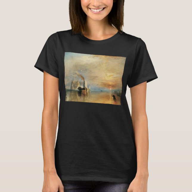 Fighting Temeraire by Joseph Turner, Maritime Art T-Shirt (Front)