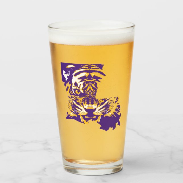 Fighting Tiger in DaBoot Glass (Front Filled)