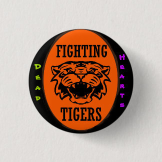 Fighting Tigers Button - Dead Hearts Novels