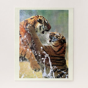 Fighting tigers jigsaw puzzle