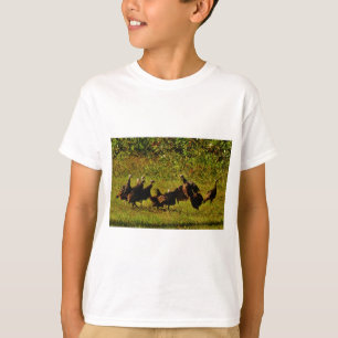 Fighting Wild Turkeys in The Smoky Mountains T-Shirt