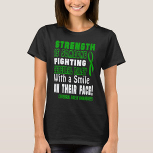 Fighting with a smile Cerebral Palsy Awareness T-Shirt
