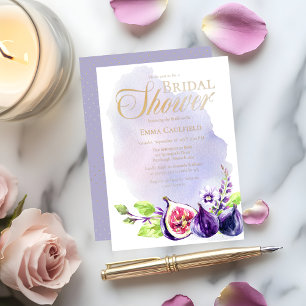 Figs Boho Purple Peri Floral Bridal Shower