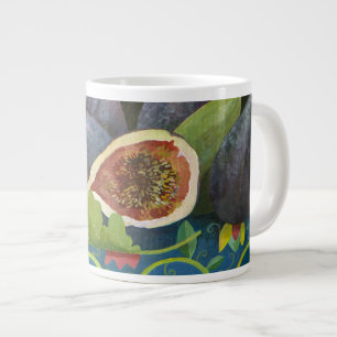 Figs on black 2014 large coffee mug