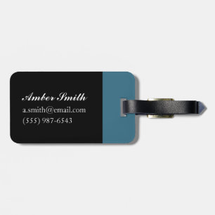 Figs on black 2014 luggage tag