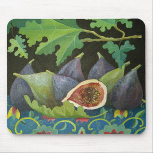 Figs on black 2014 mouse mat