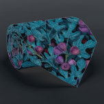 Figs Tie<br><div class="desc">Hand - painted watercolor figs with leaves,  seamless pattern</div>