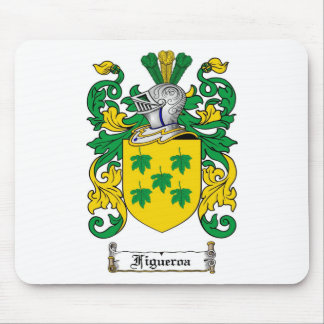 FIGUEROA FAMILY CREST -  FIGUEROA COAT OF ARMS MOUSE MAT