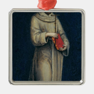 Figure of a Franciscan Monk Metal Tree Decoration