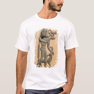 Figure of a man holding a monkey T-Shirt