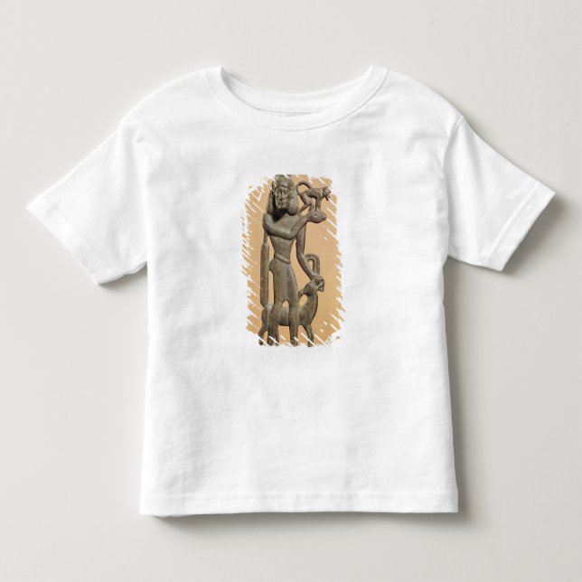 Figure of a man holding a monkey toddler T-Shirt (Front)