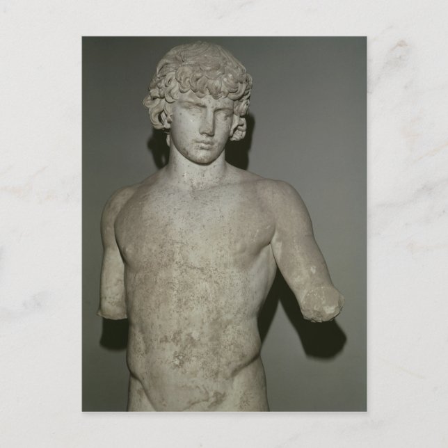 Figure of Antinous, after 130 AD Postcard (Front)