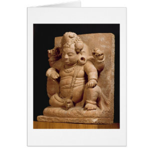 Figure of Siva as Vamana, Mansar Maharashtra (red