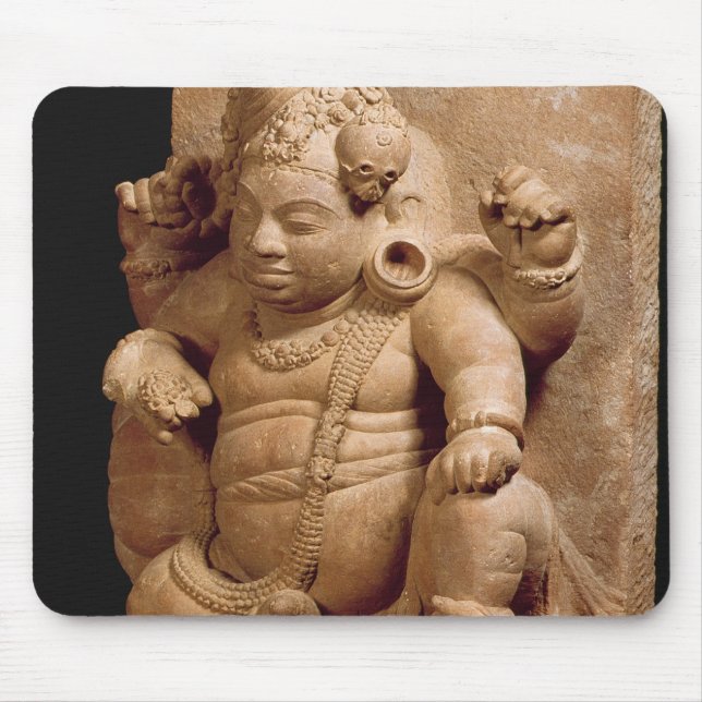 Figure of Siva as Vamana, Mansar Maharashtra (red Mouse Mat (Front)