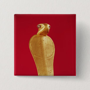 Figure of the cobra Netjer-Ankh 15 Cm Square Badge