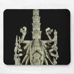 Figure of the Hindu Goddess Kali Mouse Mat