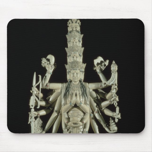 Figure of the Hindu Goddess Kali Mouse Mat (Front)