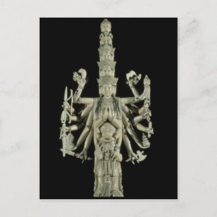 Figure of the Hindu Goddess Kali Postcard