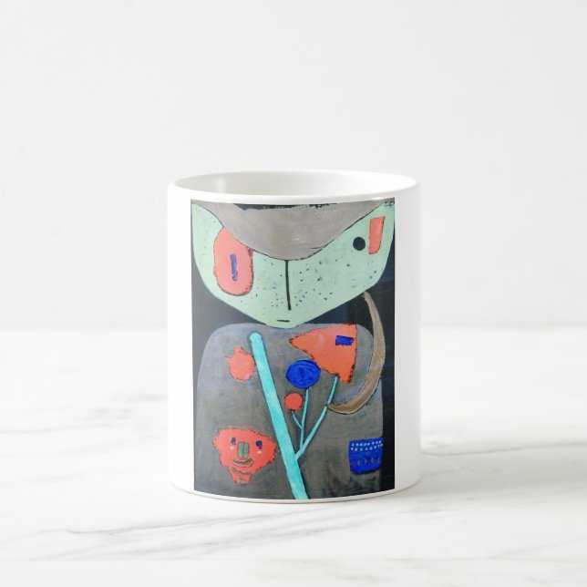Figure of the Oriental Theatre, Paul Klee Coffee Mug (Center)