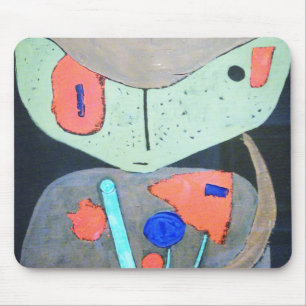 Figure of the Oriental Theatre, Paul Klee Mouse Mat