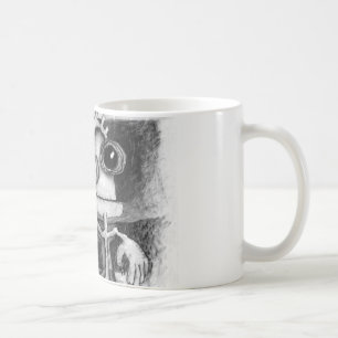 figure + puppet coffee mug