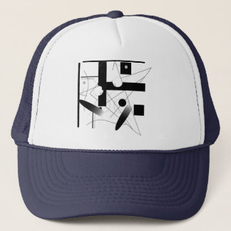 Figure shake trucker hat