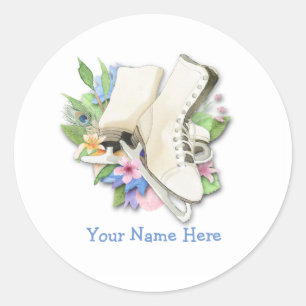 Figure Skate Sticker Custom With Your Name