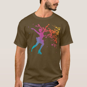 Figure Skater Cherry Blossom Ice Skater Sakura Ice T-Shirt