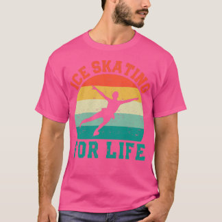 Figure skater funny winter sports ice skate T-Shirt