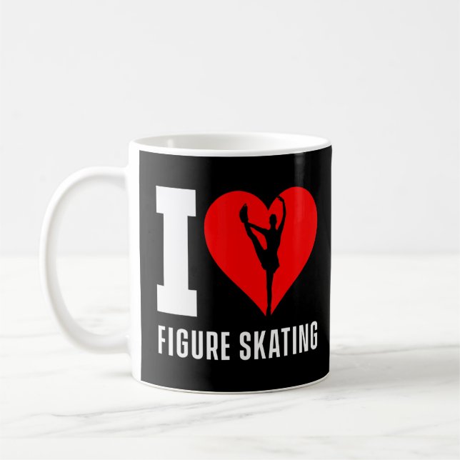 Figure Skater Ice Skating Skate Team  2  Coffee Mug (Left)
