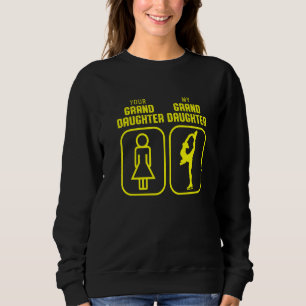 Figure Skater Ice Skating Skate Team 6 Sweatshirt