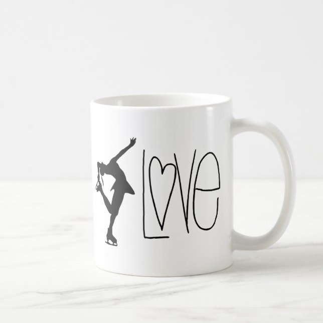 Figure Skater Love Coffee Mug (Right)