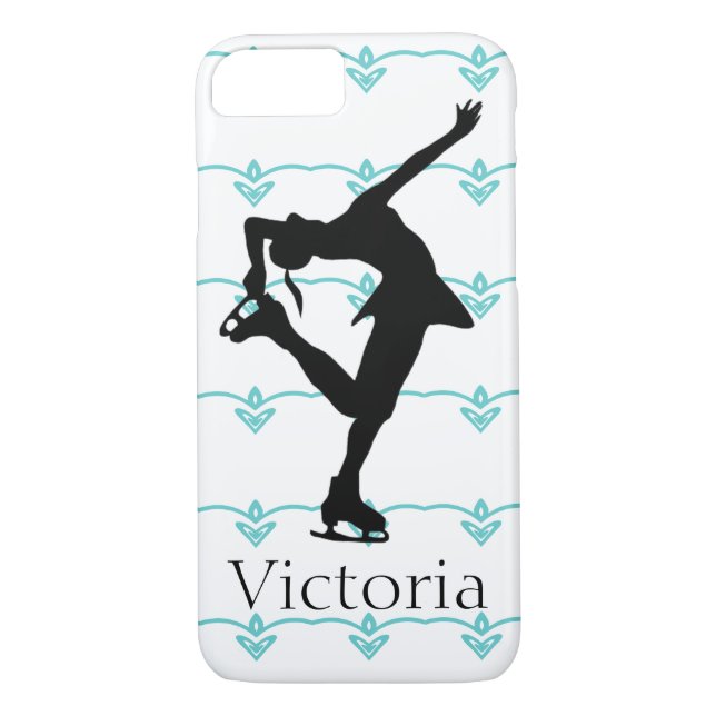 Figure Skater Personalised iPhone 7 case (Back)