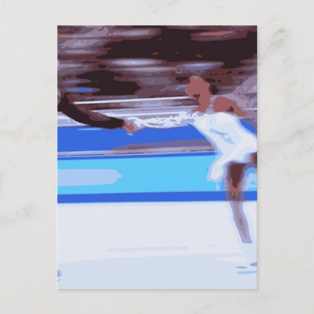 Figure Skater Postcard (Front)