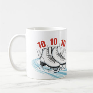 Figure Skater with score cards - Mugs