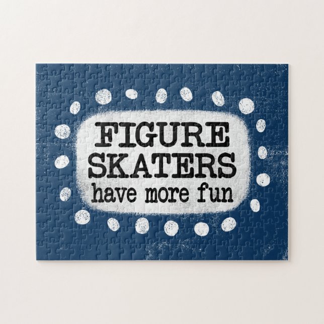 Figure Skaters Have More Fun Jigsaw Puzzle (Horizontal)