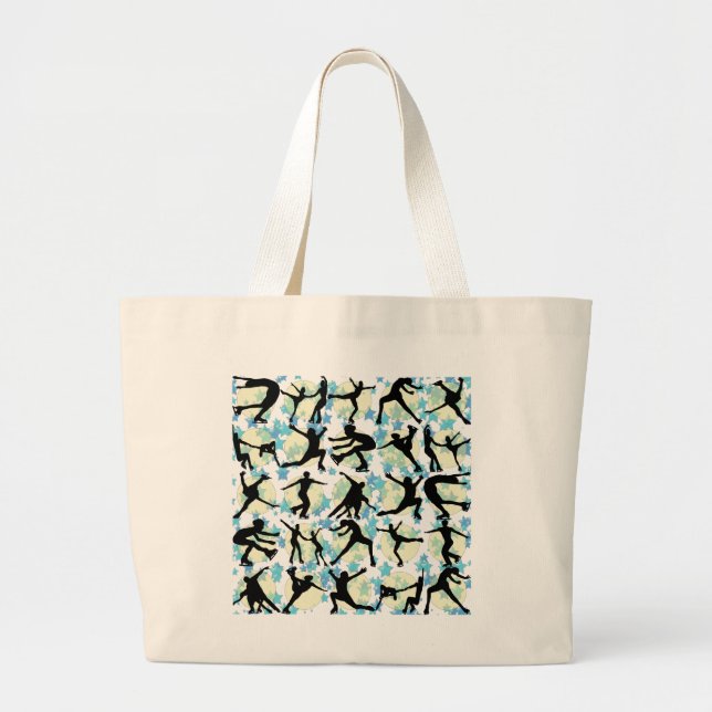 FIGURE SKATERS LARGE TOTE BAG (Front)