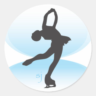 Figure Skater's Lay Back Spin Sticker