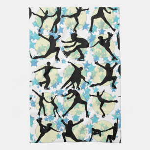 FIGURE SKATERS TEA TOWEL