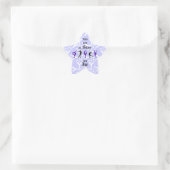 Figure Skaters - you are a Star - lilac Star Sticker (Bag)