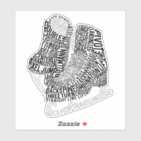 Figure Skates Word Art Ice Skating