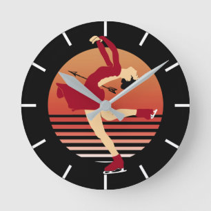 Figure Skating - Art Of Ice Dancing Round Clock