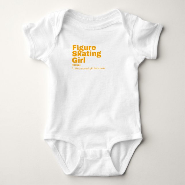 - Figure Skating Baby Bodysuit (Front)