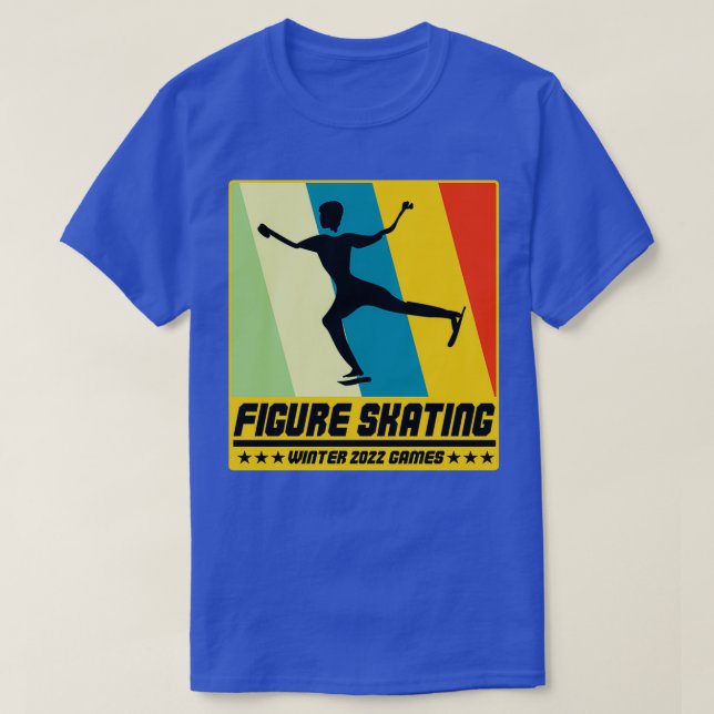 Figure Skating Beijing Free Dance Ice Skating Wint T-Shirt (Design Front)