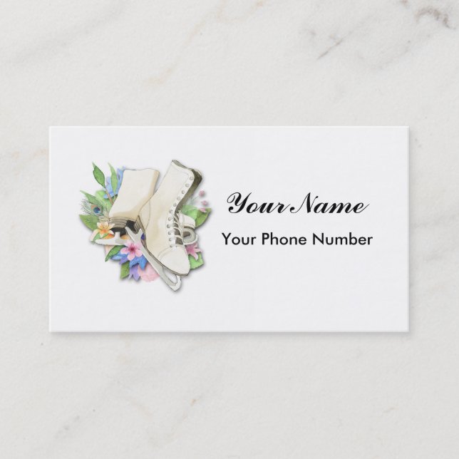Figure Skating Business Card (Front)
